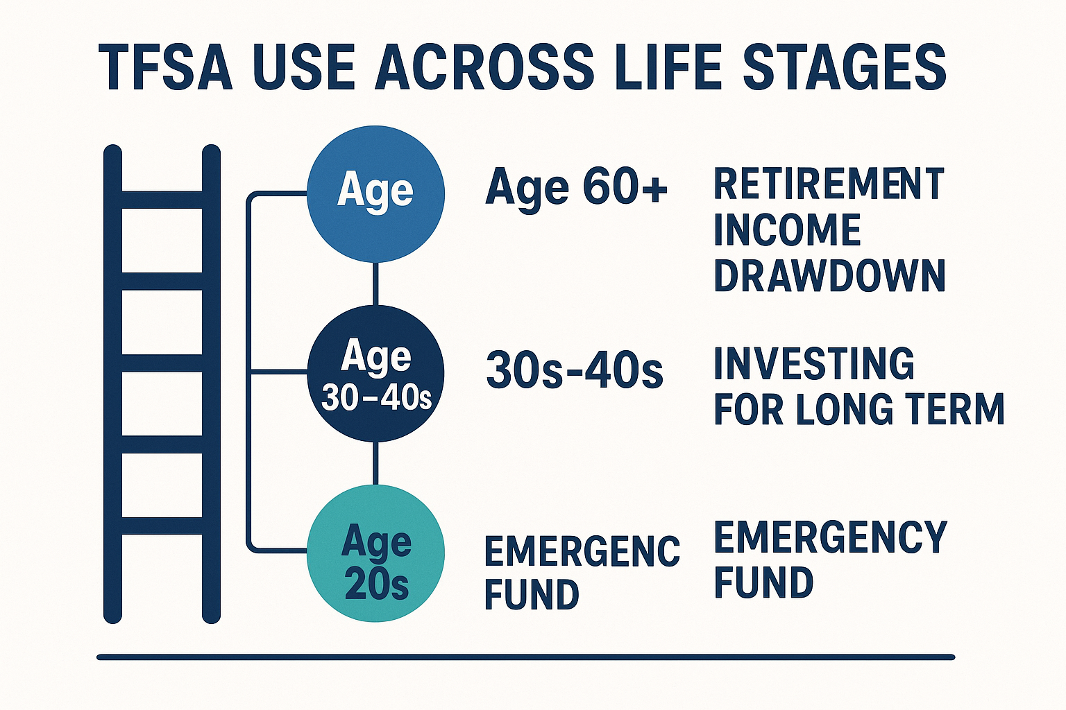 TFSA usage timeline by age and goals