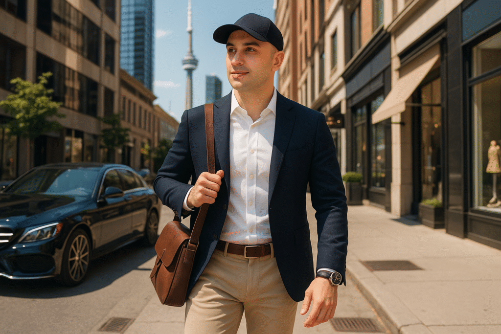 confident toronto businessman